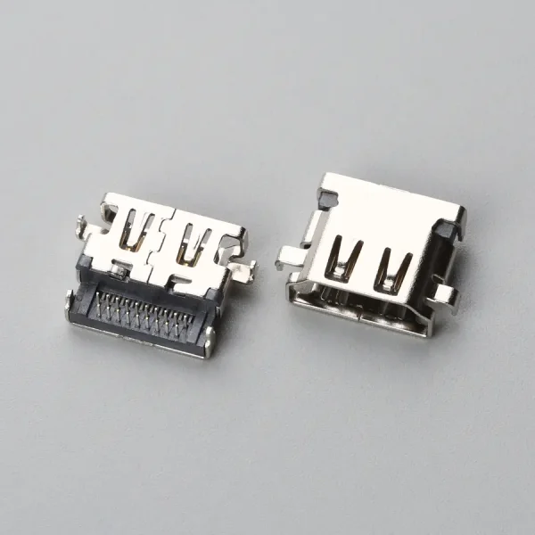 1.BHDF19B3N1214 HDMI AF 反向沉板DIP H=2.78mm