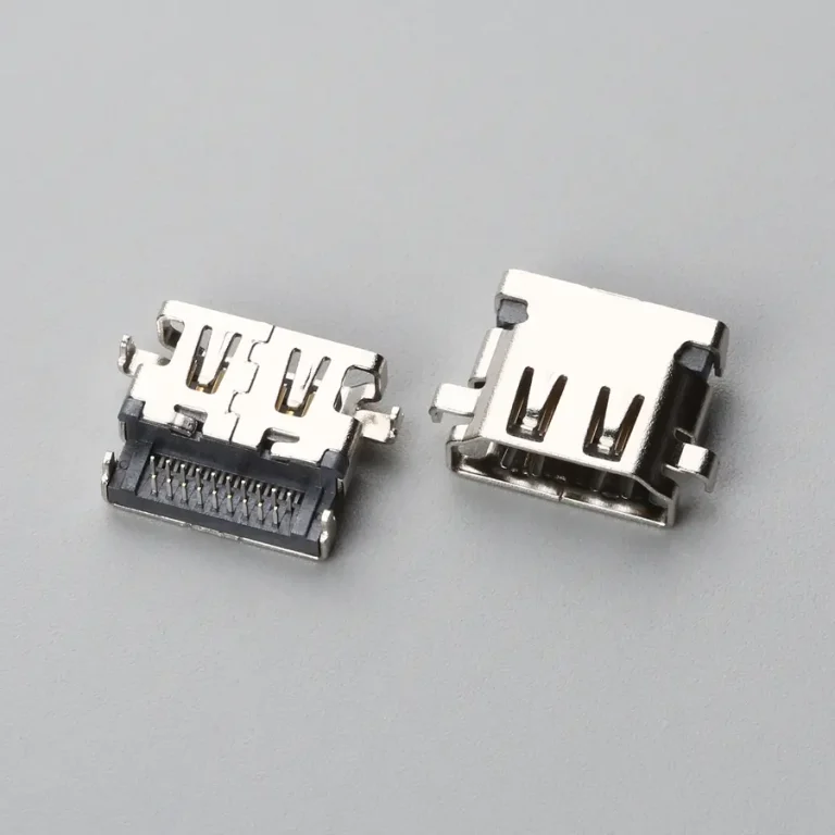 1.BHDF19B3N1214 HDMI AF 反向沉板DIP H=2.78mm