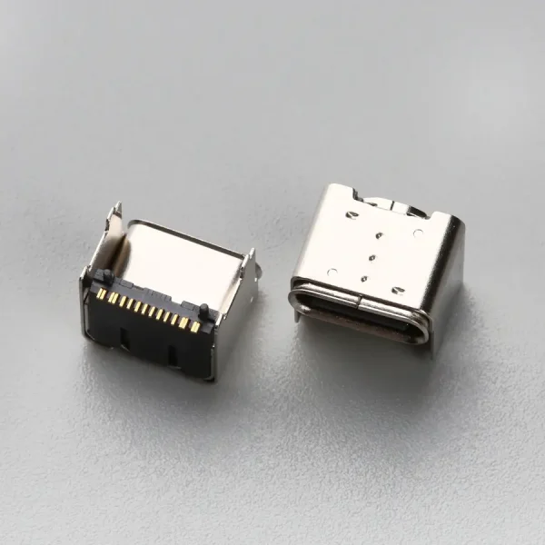 9.BUSF162B3N11413SR USB TYPE C 16P 母座 板上垫高 H=4.3mm　