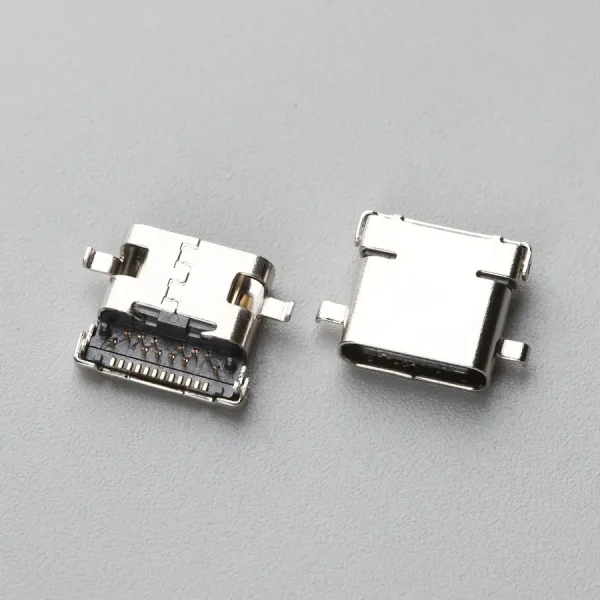 13.BUSF24B3N11216 USB TYPE C 24P 母座 沉板式 前插后贴 H=1.91mm