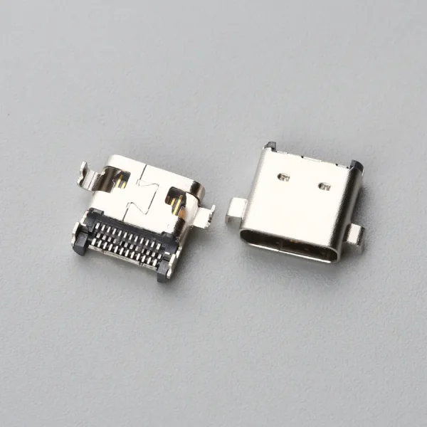 16.BUSF24B3N11305 USB TYPE C 24P 母座 沉板双SMT H=1.0mm 短体
