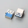 20.BUSF09L2N12183 USB3.0 AF 板上型DIP 无卷边带弯脚 PBT料