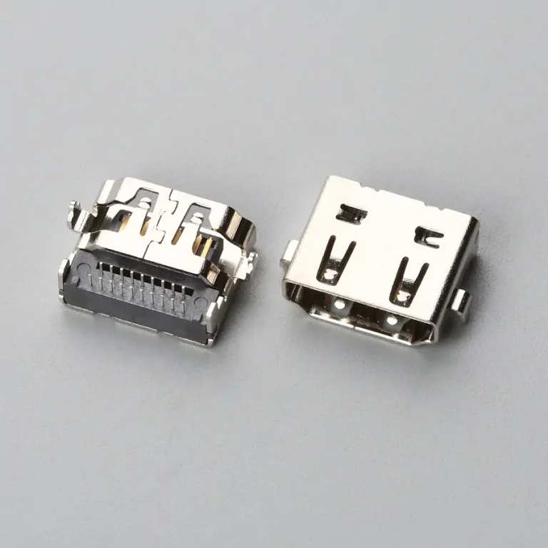 8.BHDF19B1N1270 HDMI AF 正向沉板 DIP H=4.37mm