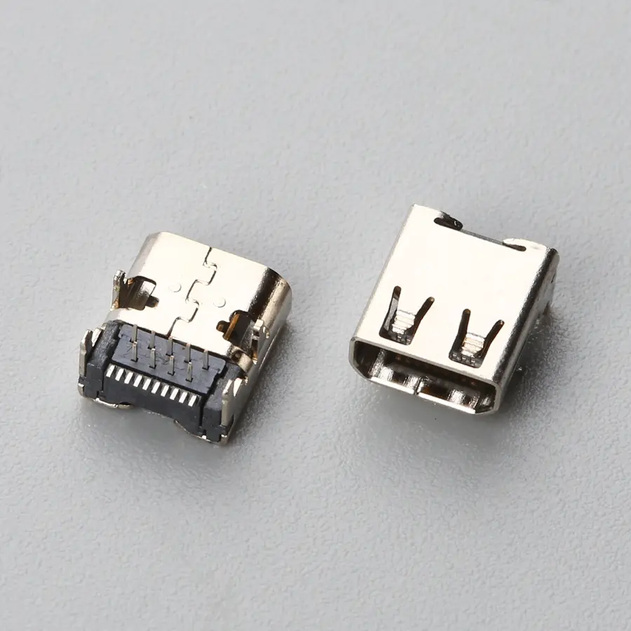 19.BHDF19B1N1271 HDMI DF 板上型前插后贴 H=2.90mm CH=1.50mm