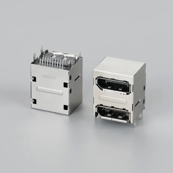 BDPF402B3N11056ST DISPLAYPORT 双层DIP 外壳鱼叉脚