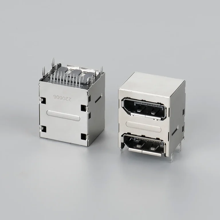 BDPF402B3N11056ST DISPLAYPORT 双层DIP 外壳鱼叉脚