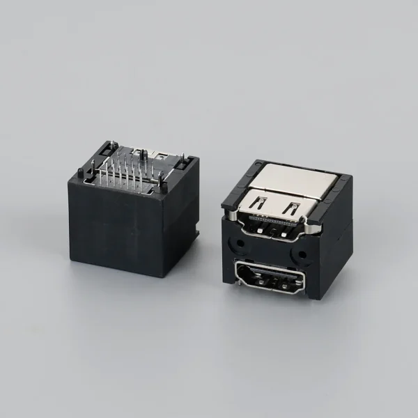 BHDF38B1N12226 DUAL HDMI AF STACKED CONNECTOR