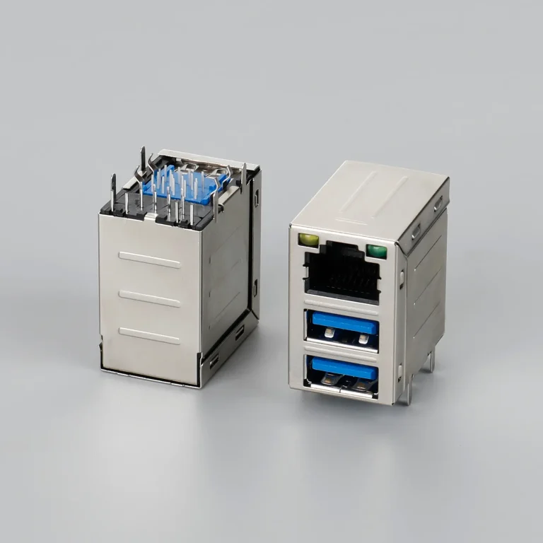BRJF281B2N71133 RJ45+2xUSB3.0,2.5G BASE T,surge protectGIGA BASE T ,w&LEDs,13.34&11.6
