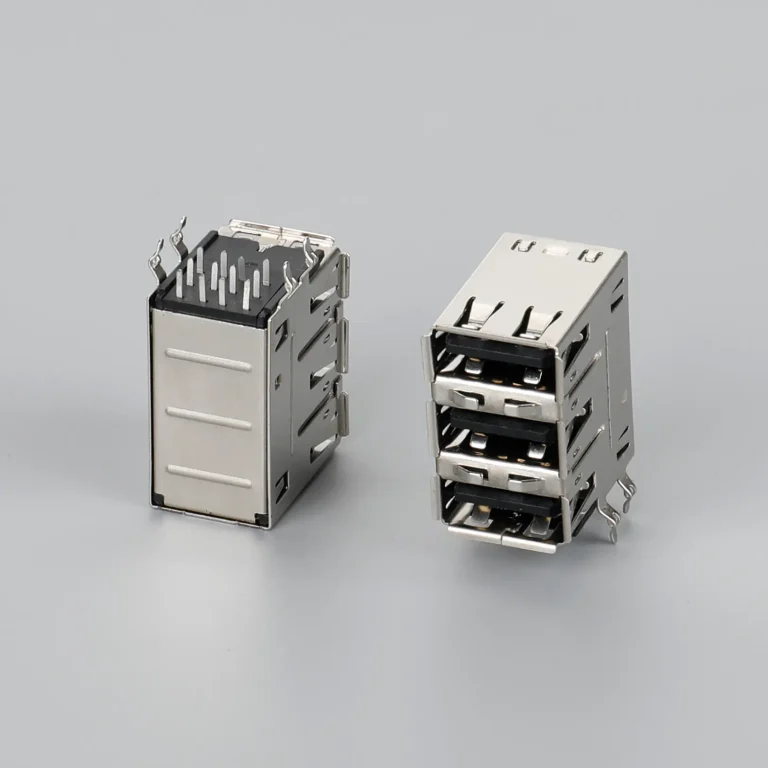 BUSF12B2N12300 USB 2.0 AF 三层 DIP