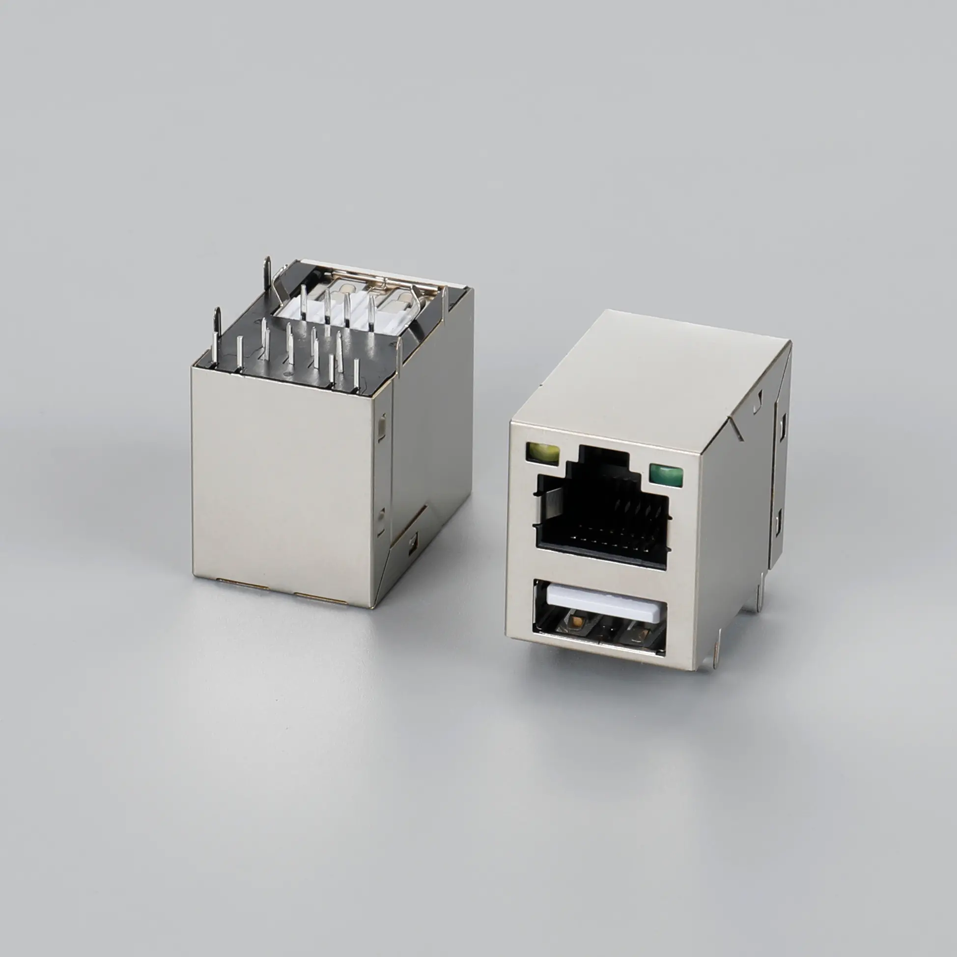 BRJF121B1N12141 RJ45+USB2.0 SERIES WITH LED